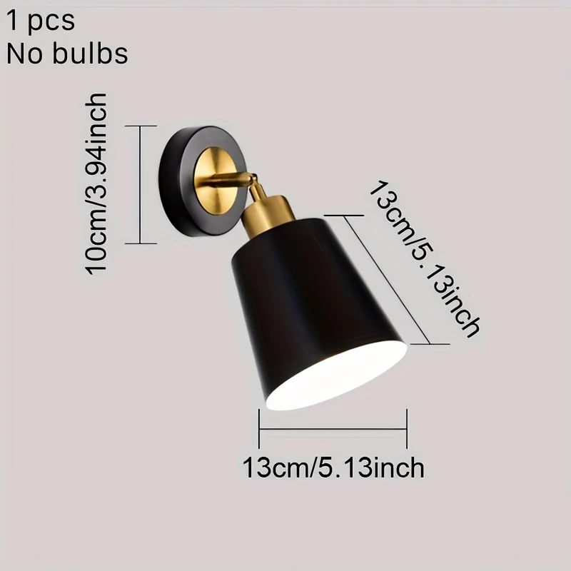 Modern Metal Wall Sconce Light | Adjustable Bedroom & Living Room Lamp - Image 4