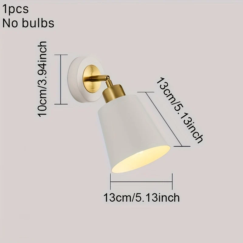 Modern Metal Wall Sconce Light | Adjustable Bedroom & Living Room Lamp - Image 5