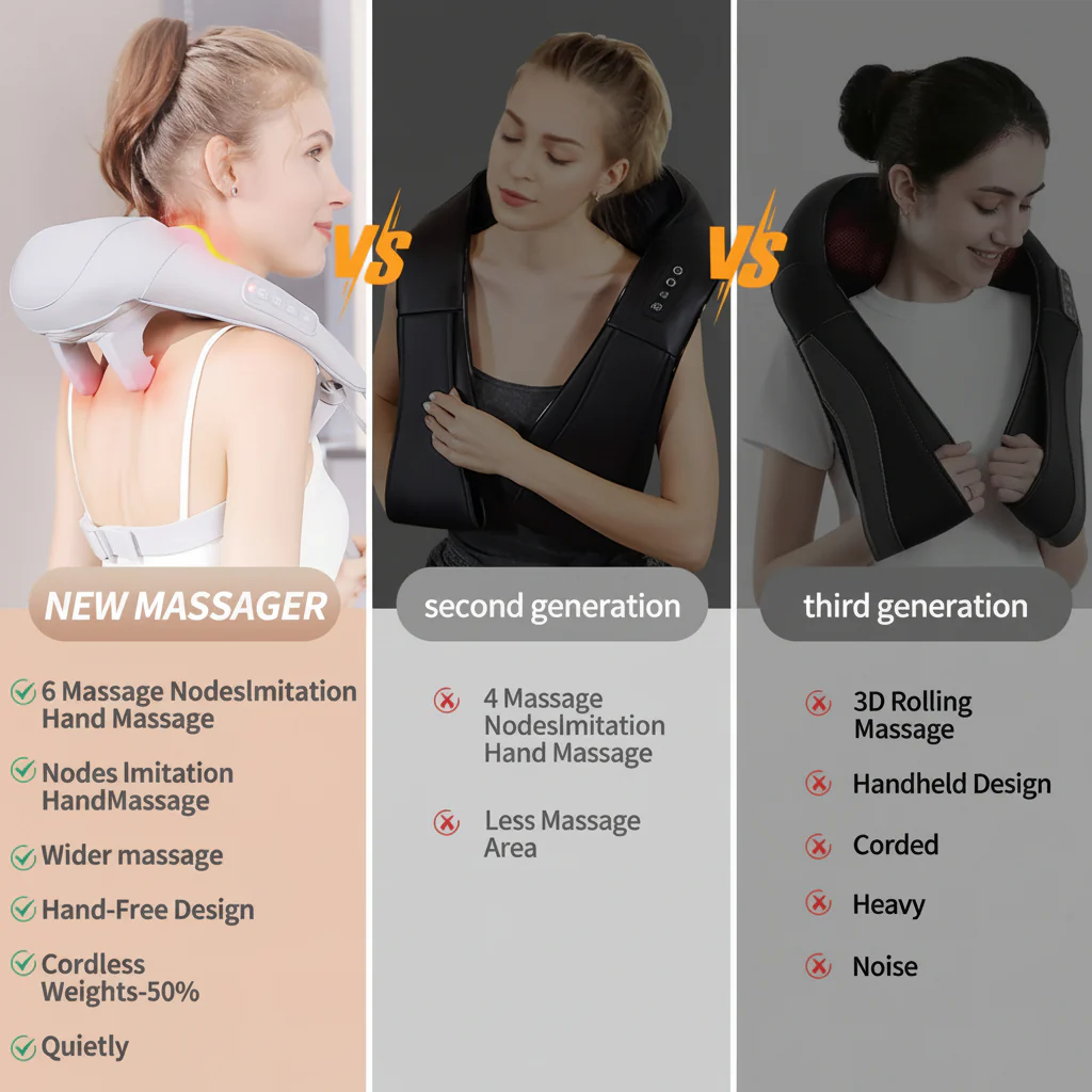 Neck Massager Cordless Shoulder Relaxation Device - Image 3
