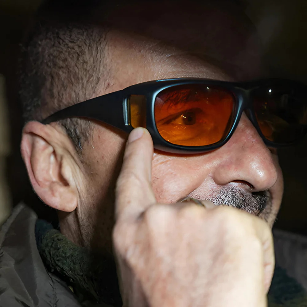 Night Driving Glasses Anti Glare Yellow Lens Protective Eyewear - Image 2