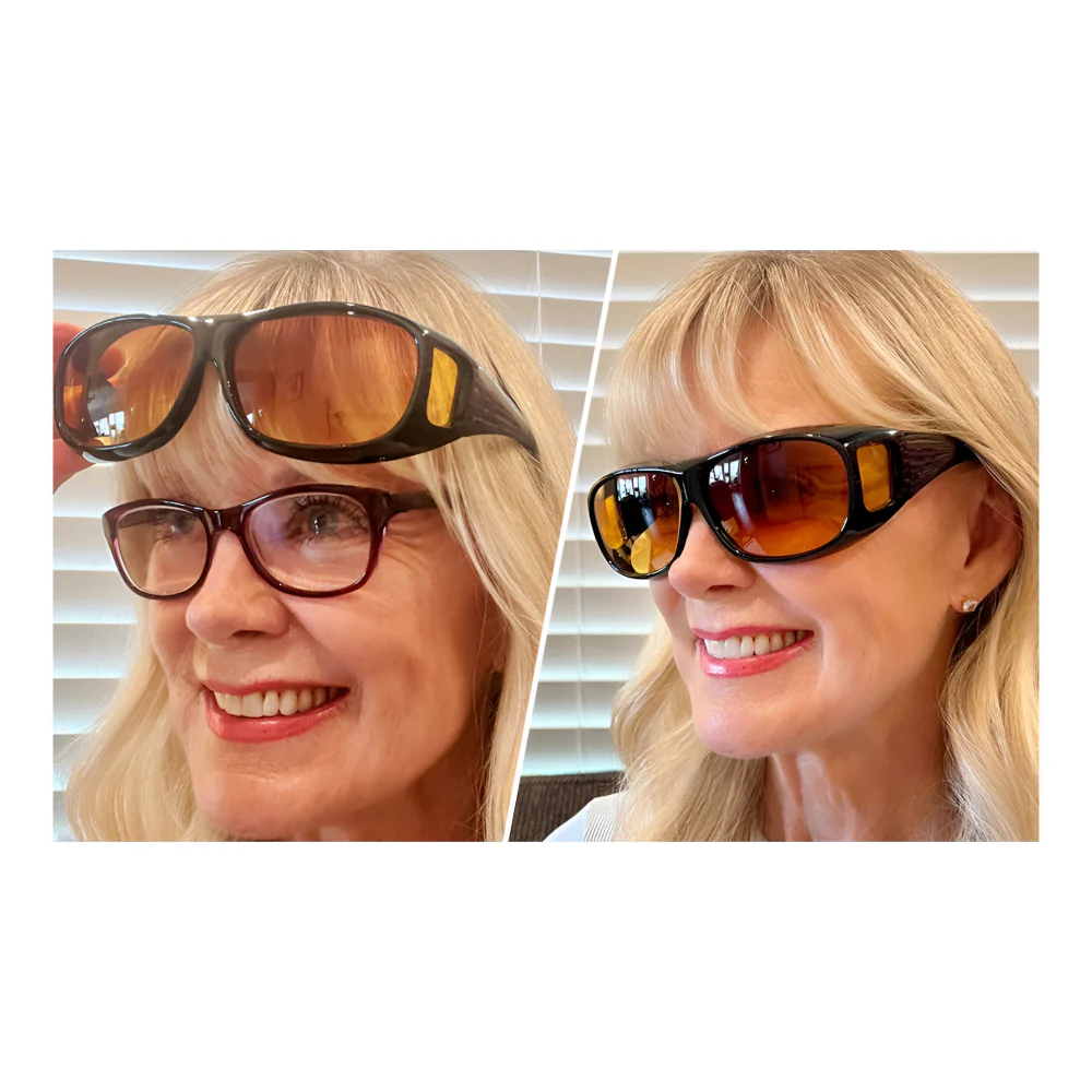 Night Driving Glasses Anti Glare Yellow Lens Protective Eyewear - Image 7