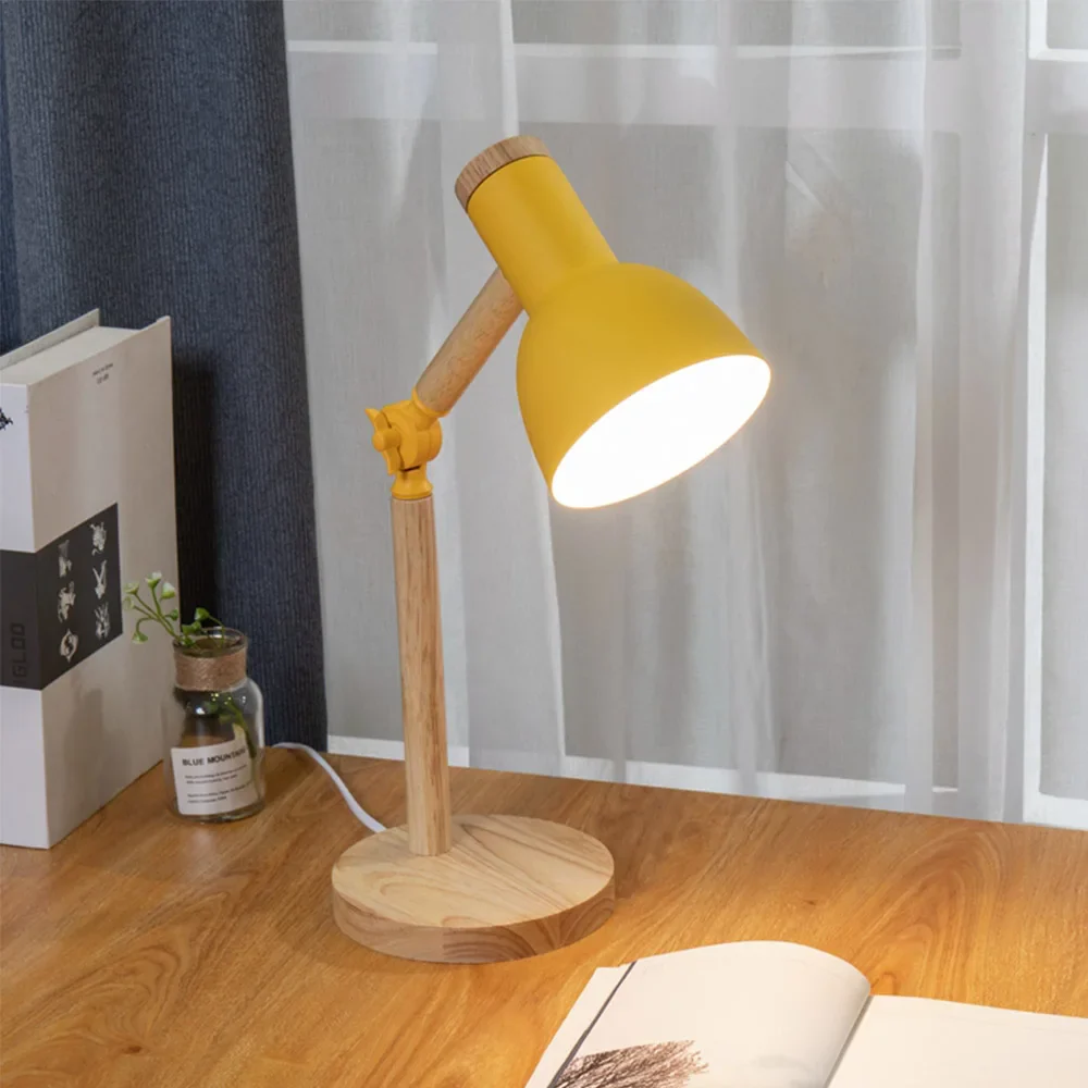 Nordic Wooden Desk Lamp | Adjustable Modern Table Light - Image 6