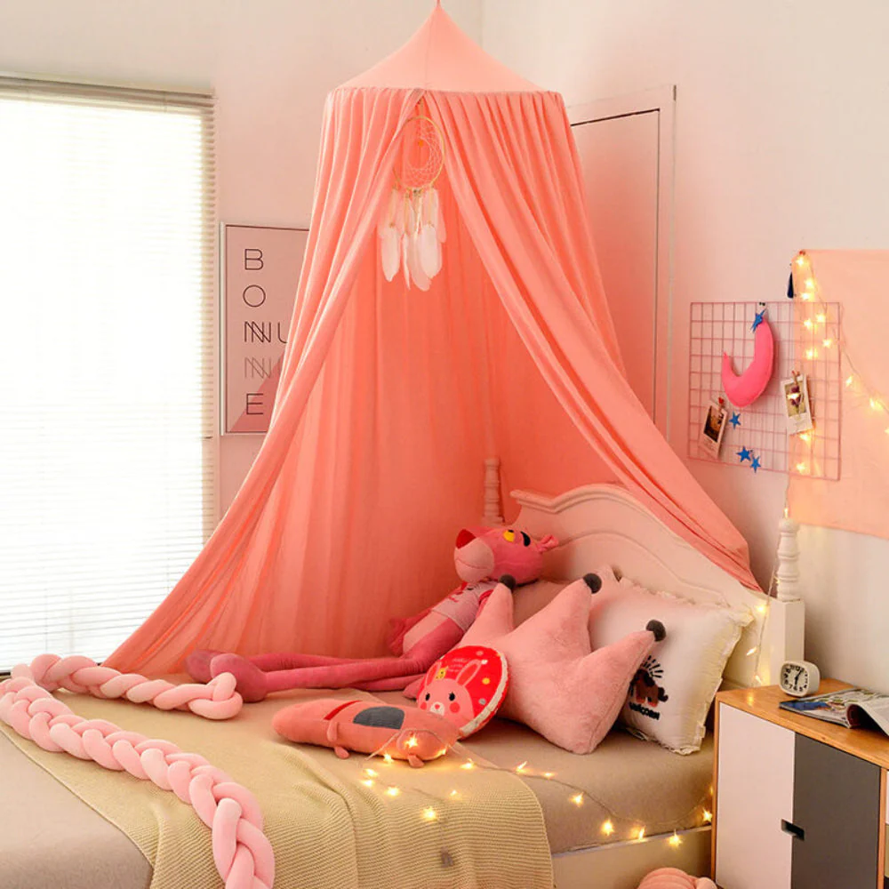 Nursery Kids Bed Canopy Hanging Room Net Decor - Image 3