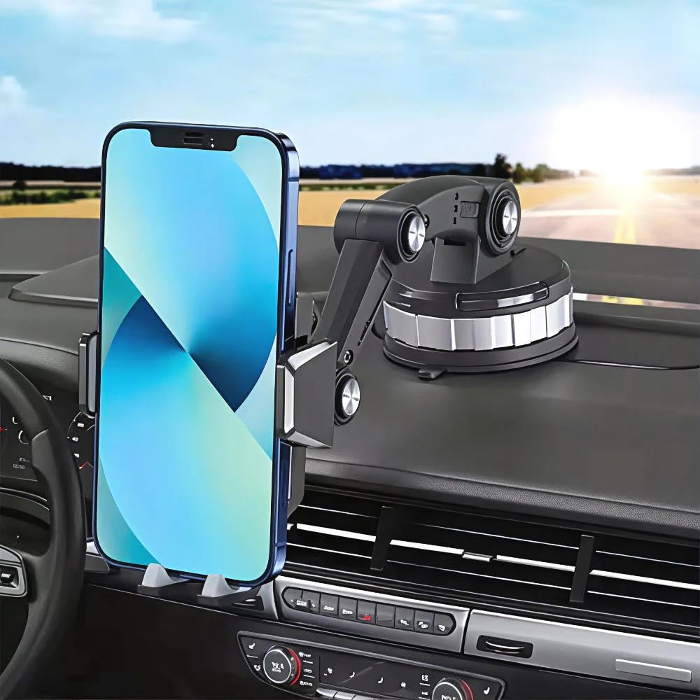 Phone Holder Car Suction Adjustable Mount Design - Image 2