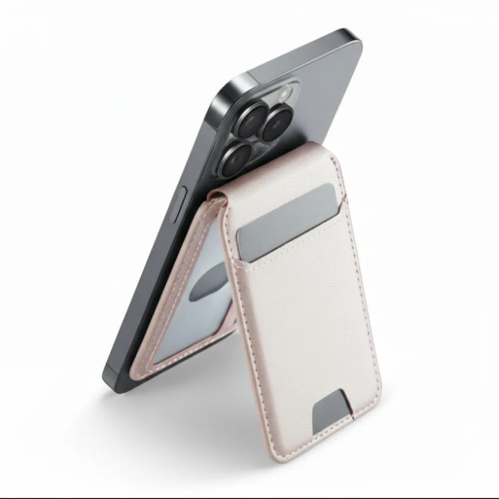 Phone Wallet Magnetic Stand Find My Tracking Card Holder - Image 9