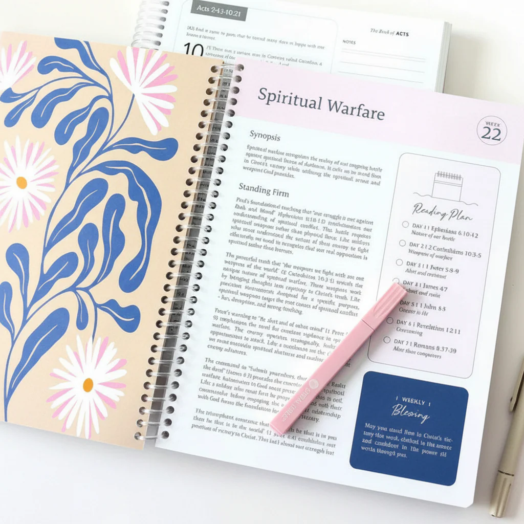 Planner Spiral Bound Undated Weekly Monthly Paper Planner - Image 2