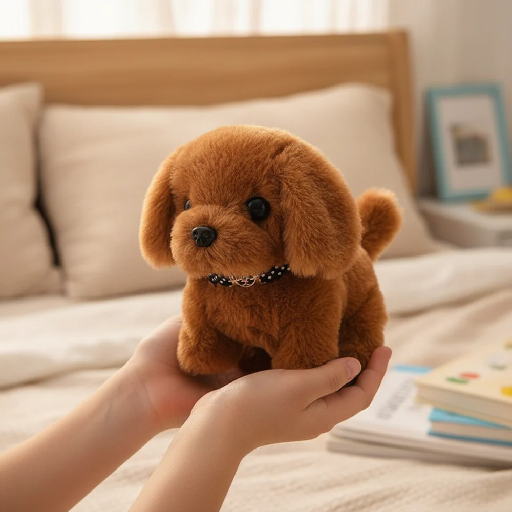 Plush Dog Toy Interactive Walking Barking Puppy Figure - Image 8
