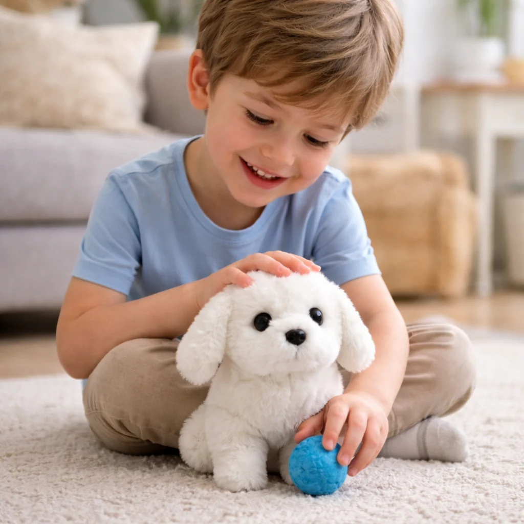 Plush Toy Interactive Puppy Realistic Moving Soft Dog - Image 5