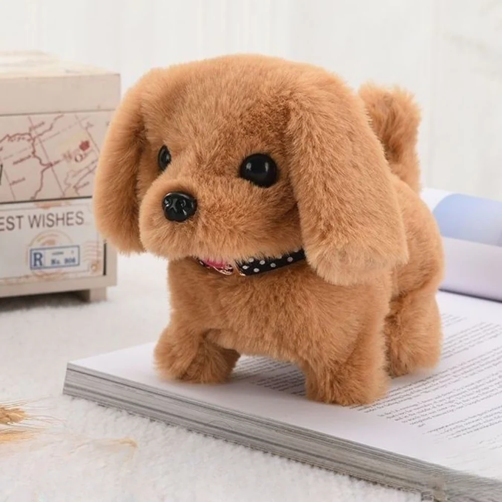 Plush Toy Interactive Robot Puppy Walking Barking Features - Image 3