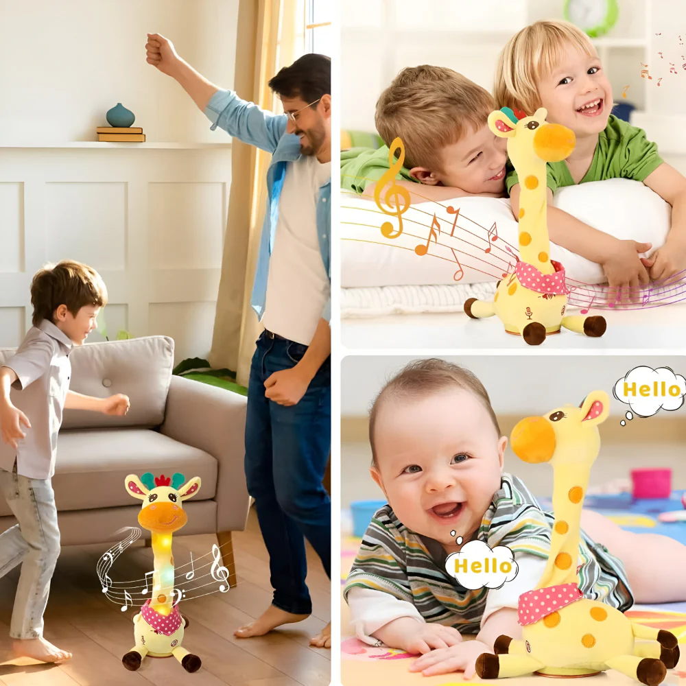 Plush Toy Interactive Singing Giraffe Kids Musical Companion - Image 5