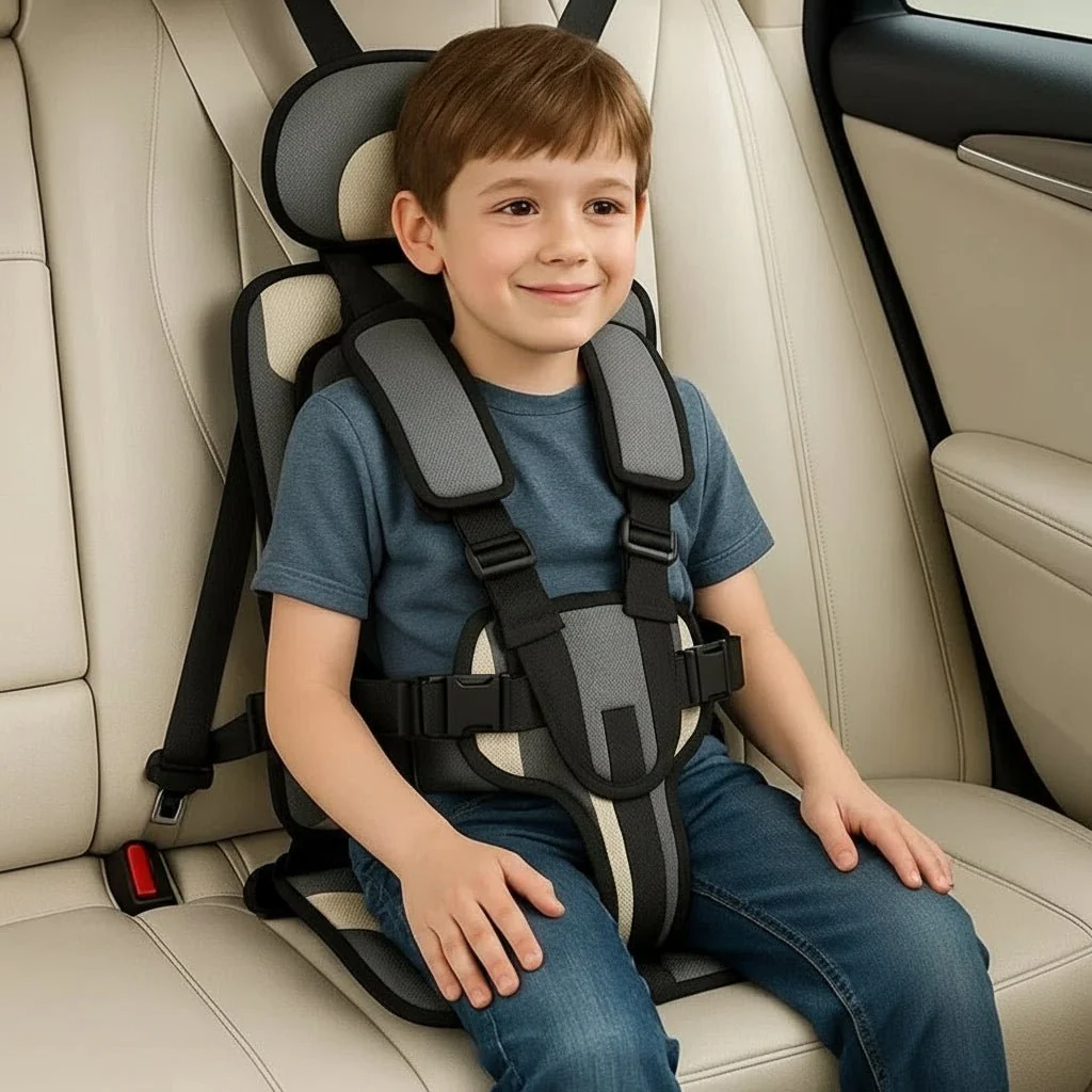 Portable Car Seat Booster Safety Harness Kids Travel - Image 13