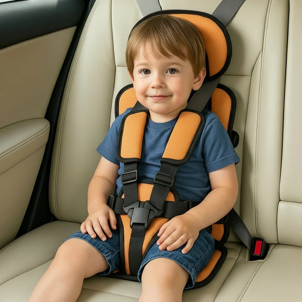 Portable Car Seat Booster Safety Harness Kids Travel - Image 18