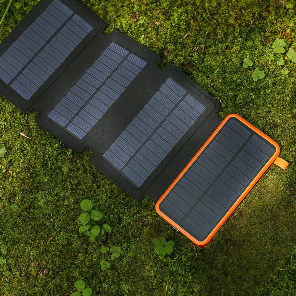 Portable Solar Charger Power Bank Foldable Panel - Image 2