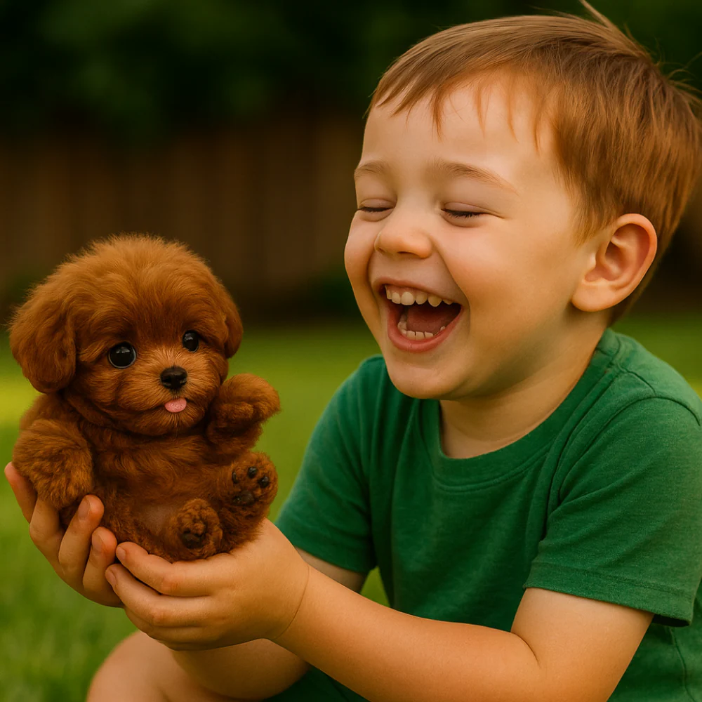 Puppy Toy Interactive Plush Lifelike Companion Walking Barking - Image 5