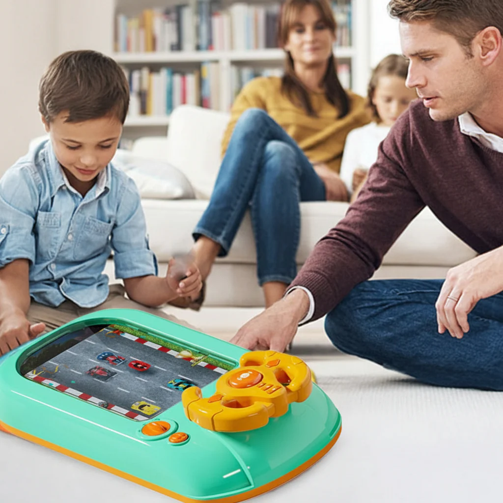Racing Game Console Interactive Steering Wheel Toy - Image 5