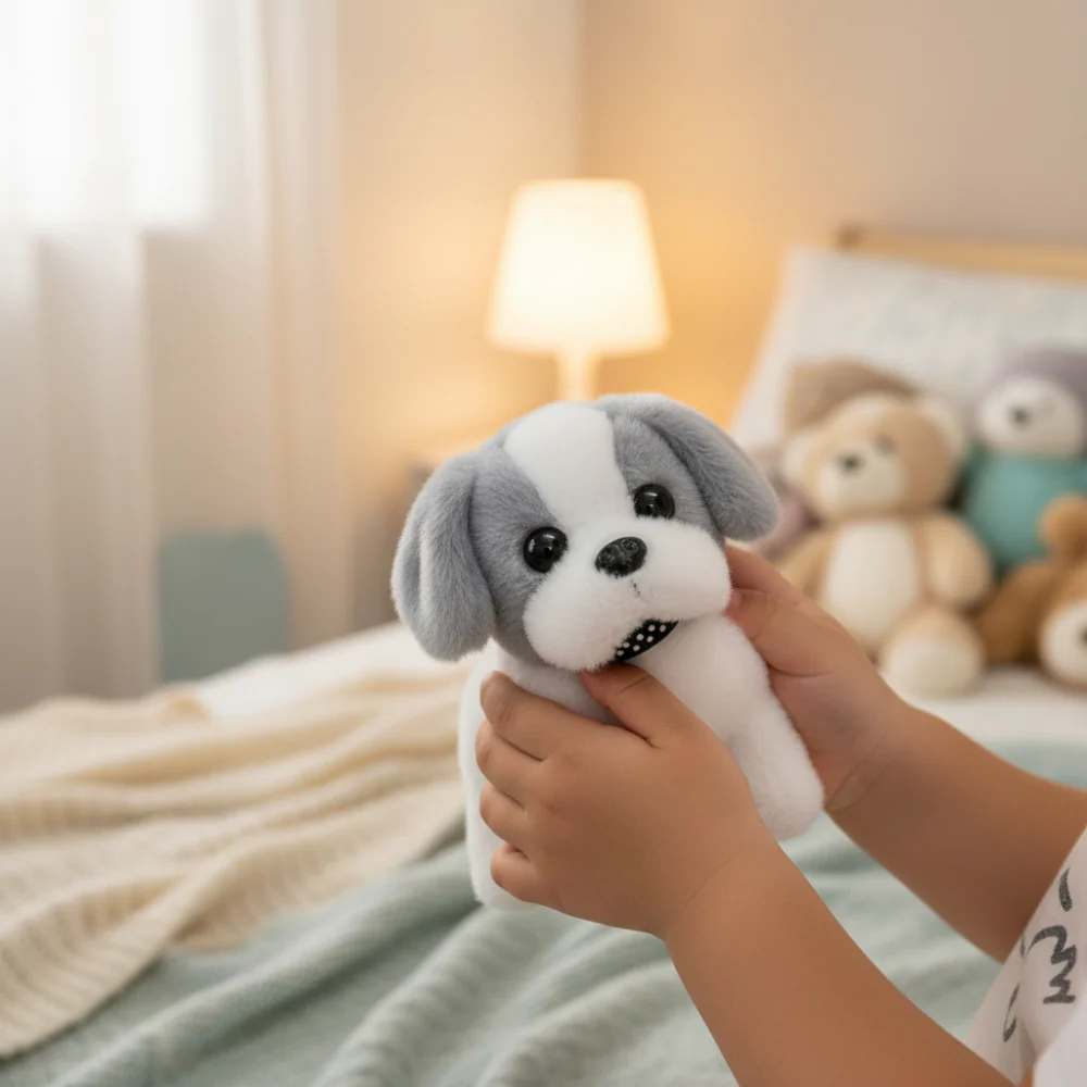 Robot Dog Toy Interactive Plush Puppy Motion Barking Figure - Image 4