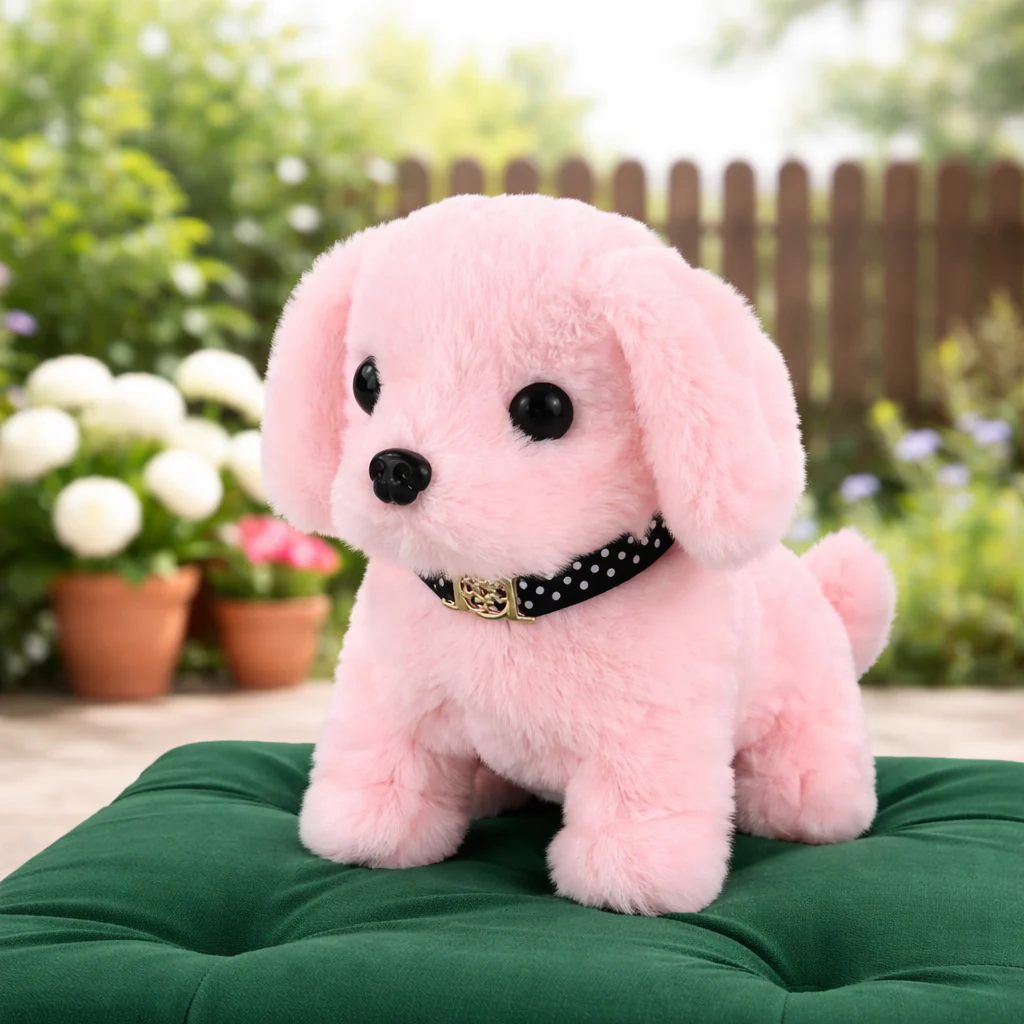 Robot Dog Toy Interactive Plush Puppy Realistic Walking Pet - Image 6