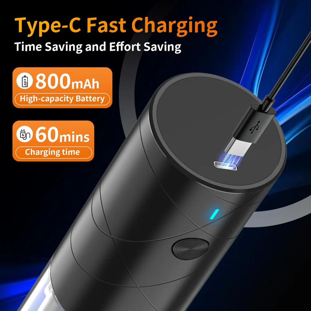 Salt Pepper Grinder Electric Rechargeable LED Light - Image 6