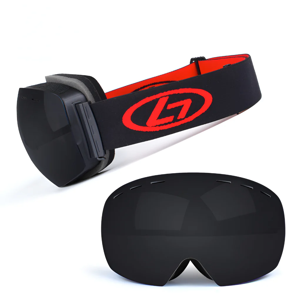 Ski Goggles Frameless Interchangeable Lens OTG Snow Eyewear - Image 4