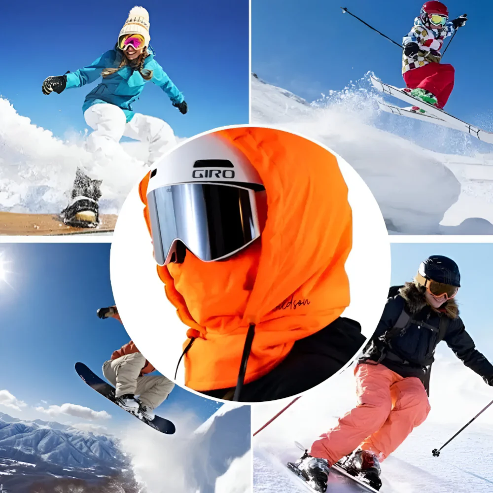 Ski Mask Hood Face Cover Winter Outdoor Gear - Image 14
