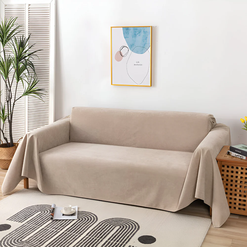 Sofa Cover Blanket Couch Protector Textured Furniture Throw - Image 10