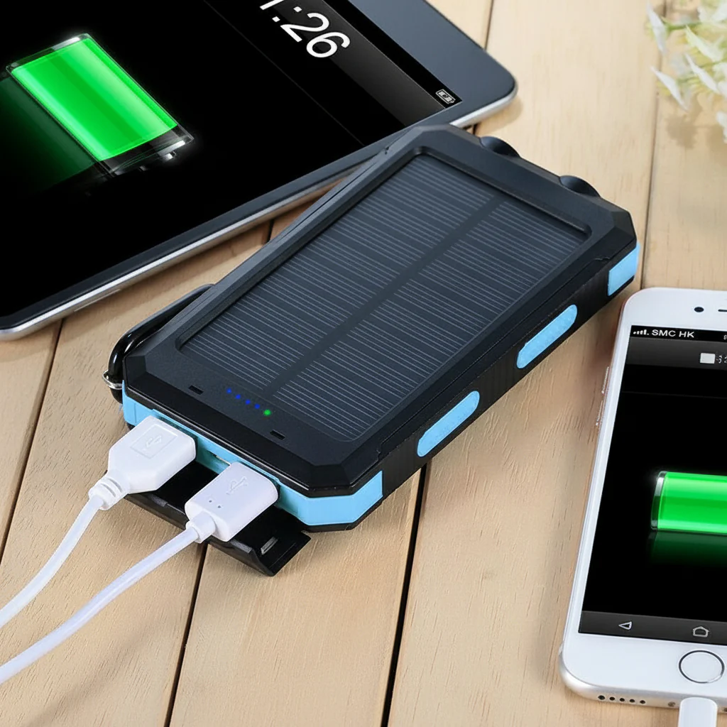 Solar Charger 20000mAh Waterproof Power Bank - Image 7