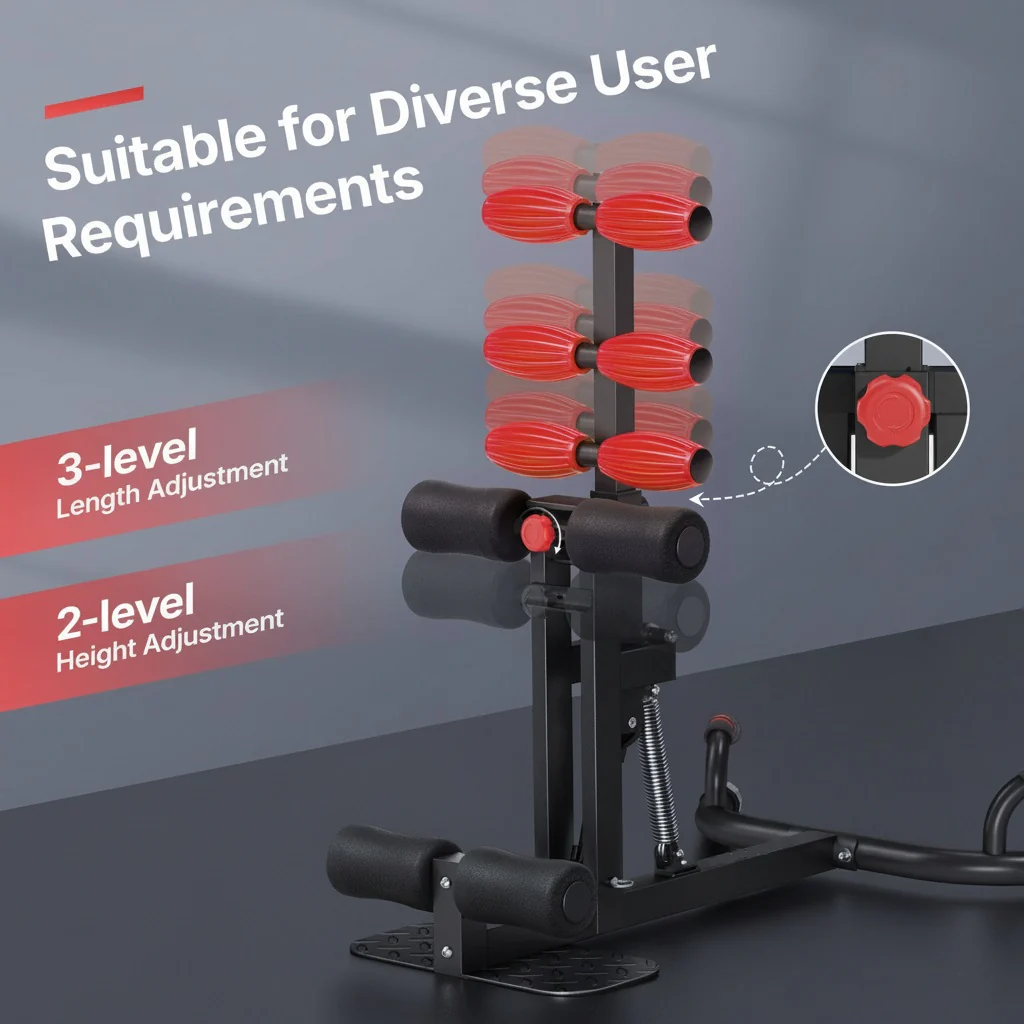 Squat Machine Adjustable Glutes Trainer Home Gym Leg Workout - Image 5