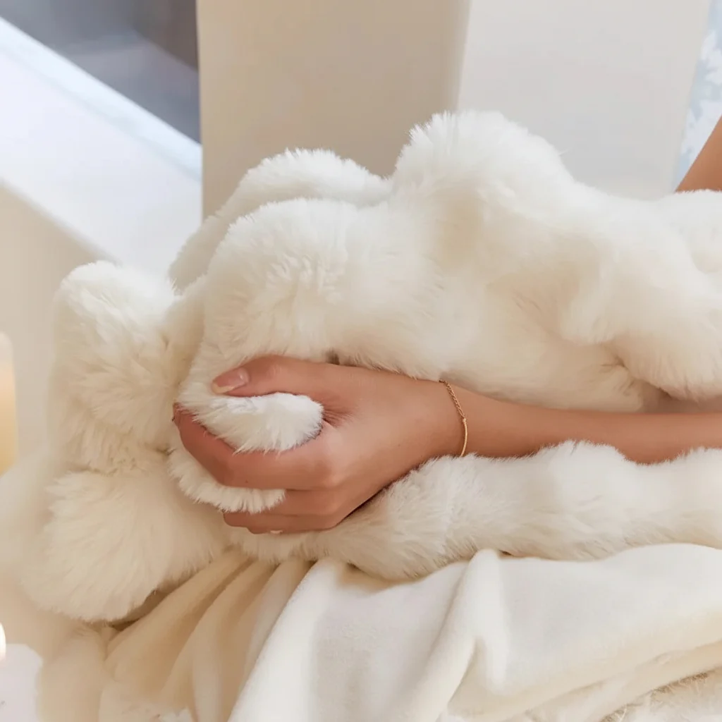 Throw Blanket Faux Fur Plush Soft Cozy Sofa Bed Cover - Image 13
