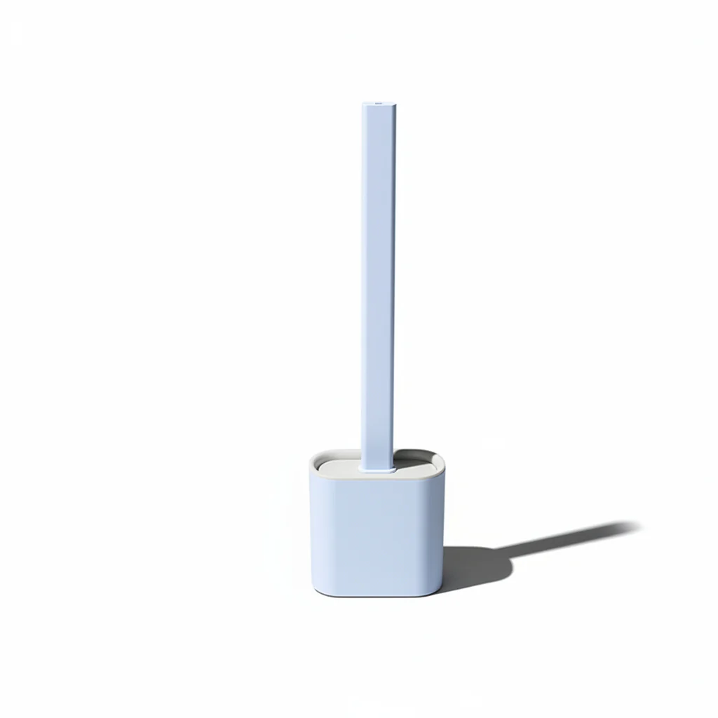 Toilet Brush Silicone Flexible Hygienic Wall Mount Holder