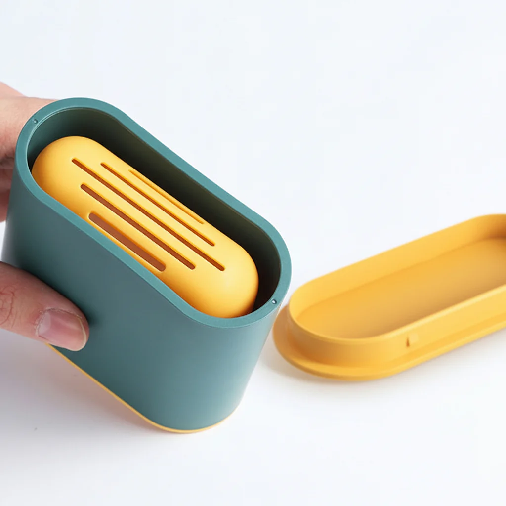 Toilet Brush Silicone Flexible Hygienic Wall Mount Holder - Image 6