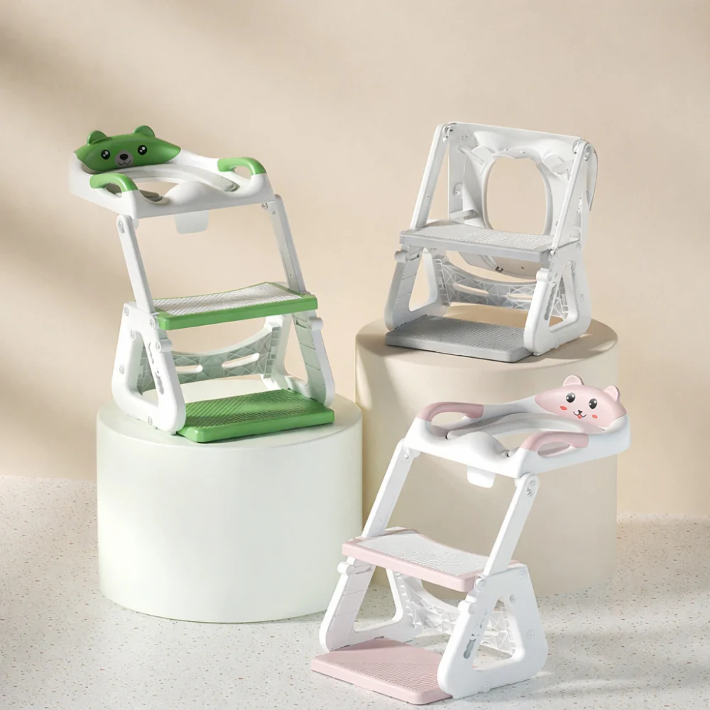 Toilet Training Seat Toddler Step Ladder Adjustable Height - Image 6