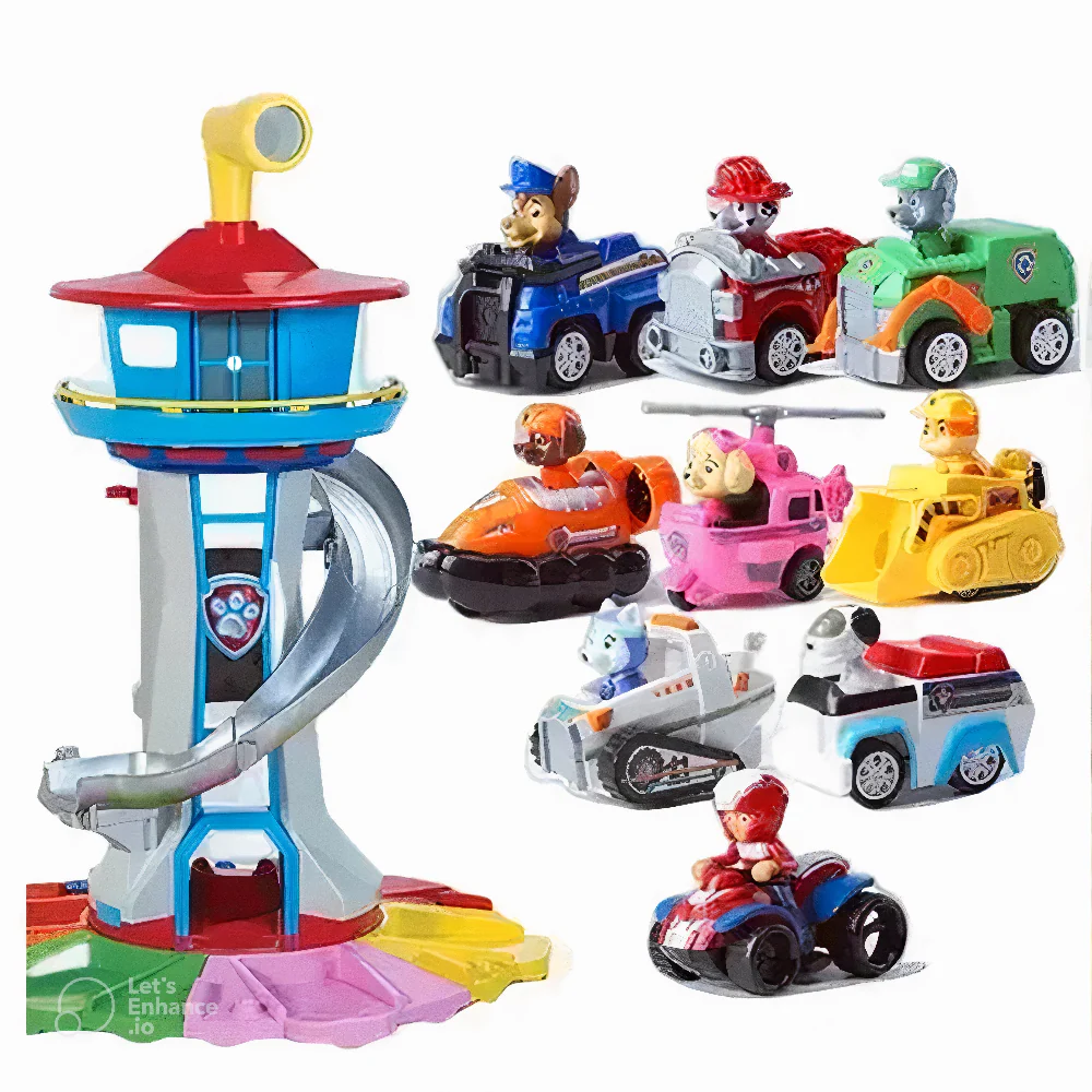 Toy Car Playset Kids Slide Tower Activity Set - Image 5