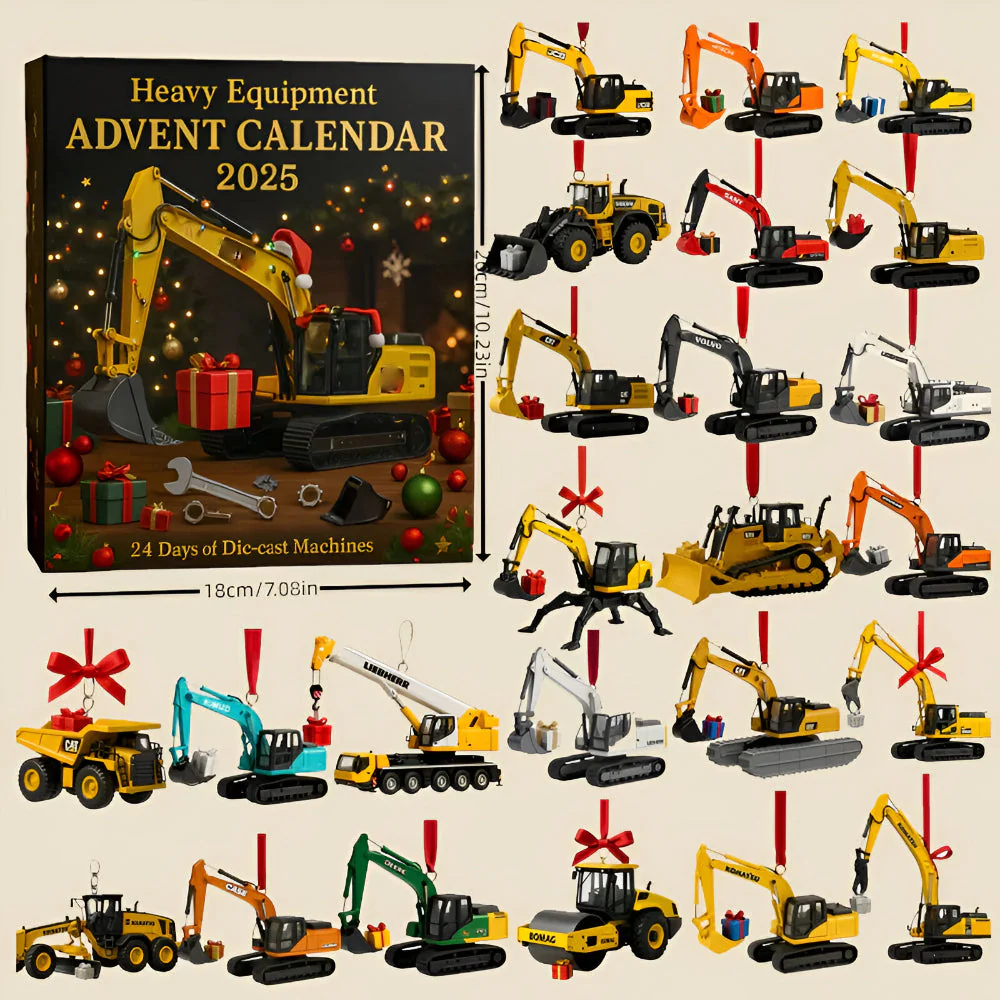 Toy Construction Advent Calendar Die Cast Vehicle Set - Image 6
