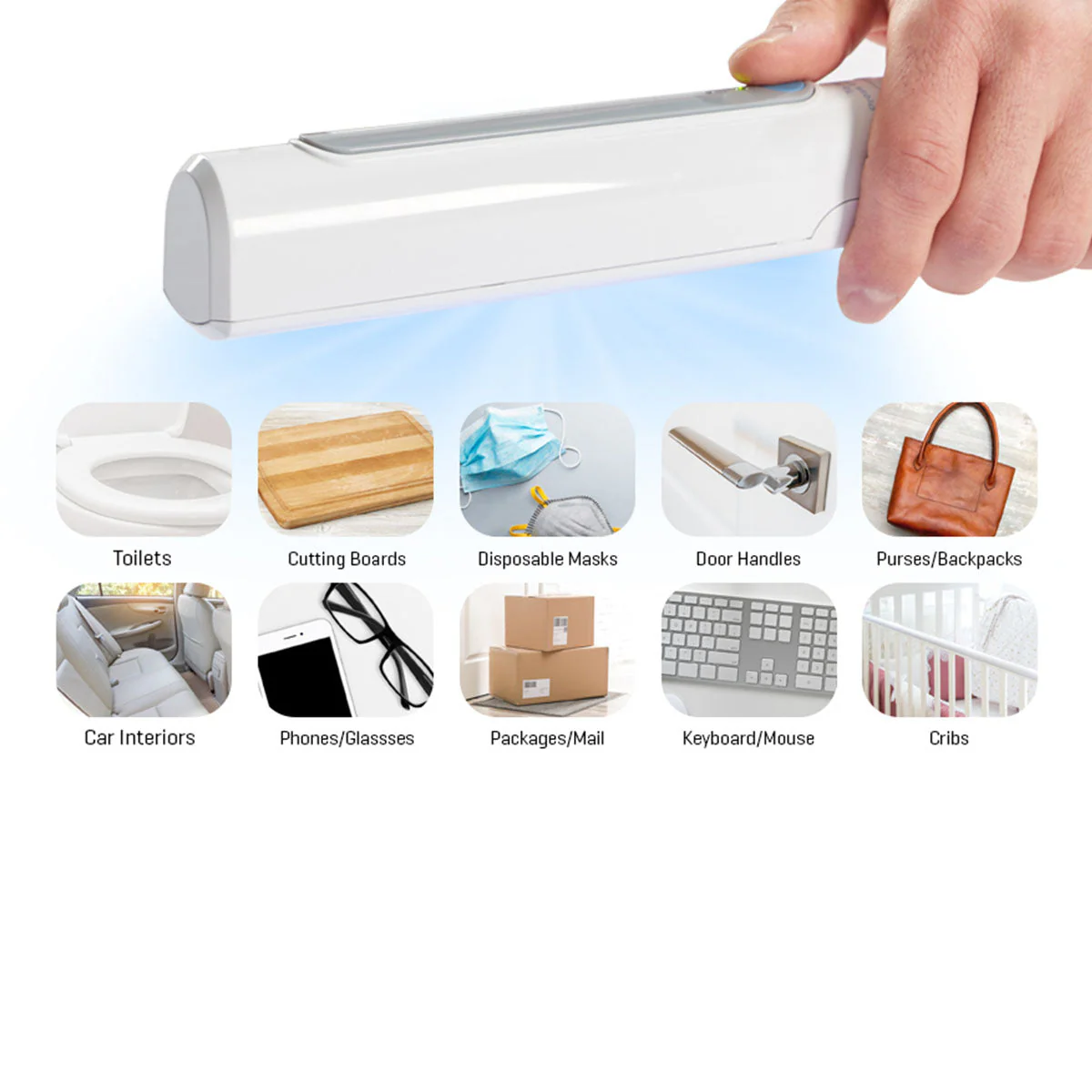 UV Sanitizer Wand Portable Handheld Surface Cleaning Light - Image 21
