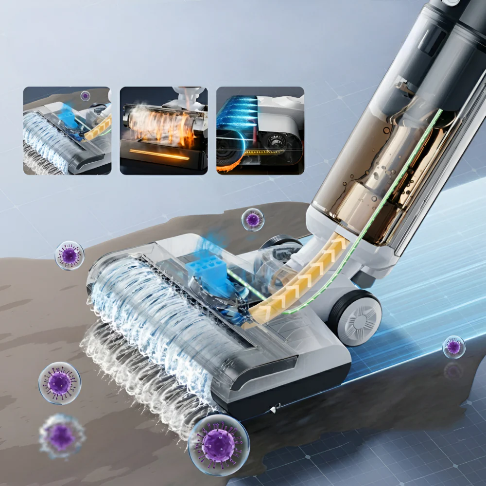Vacuum Cleaner Cordless Wet Dry Floor Mop - Image 9