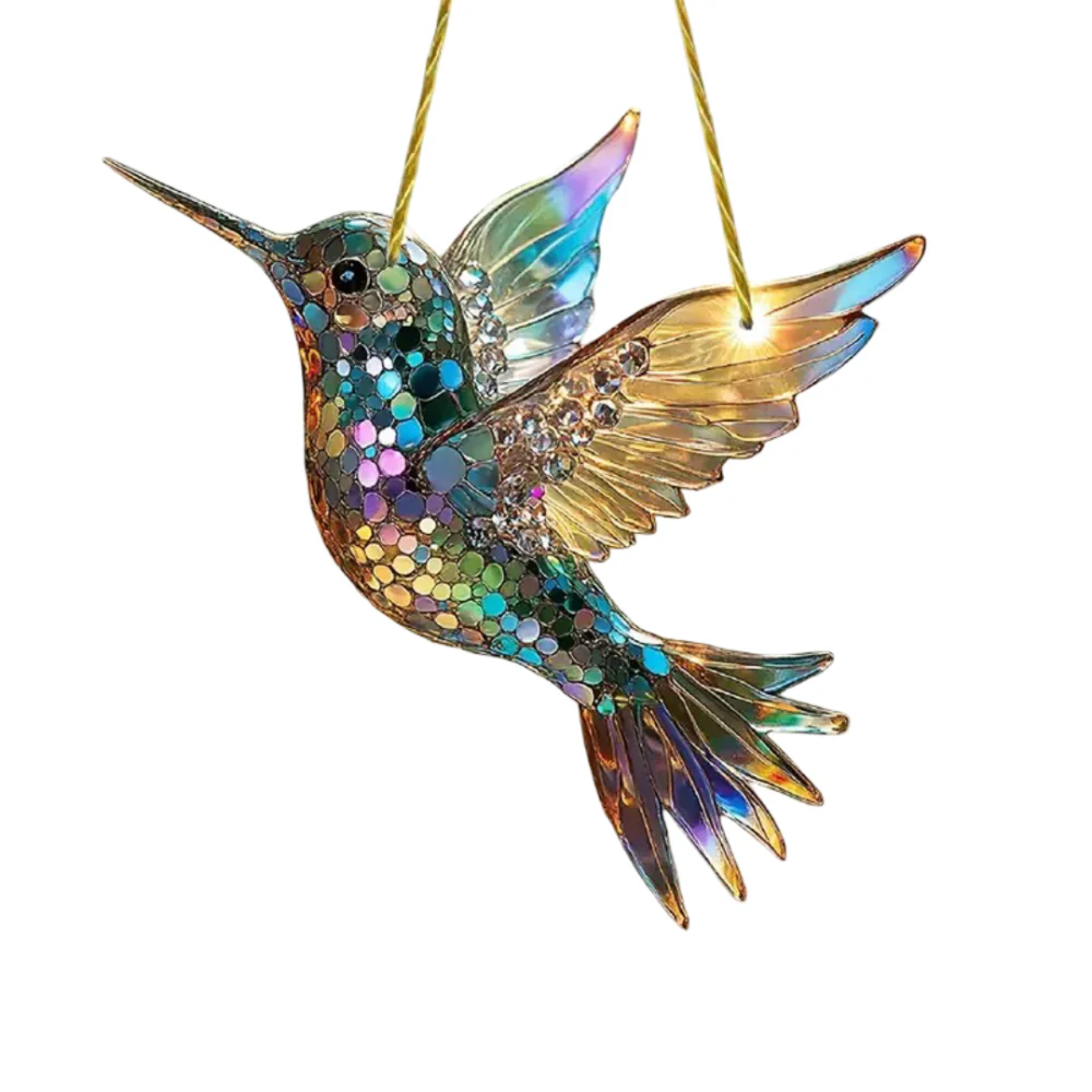 Wall Art Window Suncatcher Hummingbird Hanging Decor - Image 13