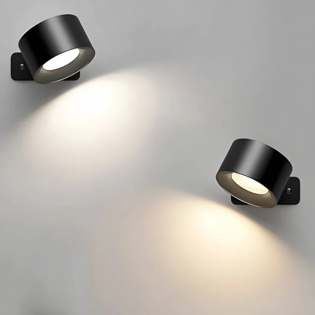 Wall Light Cordless Rotating LED Night Lamp - Image 2