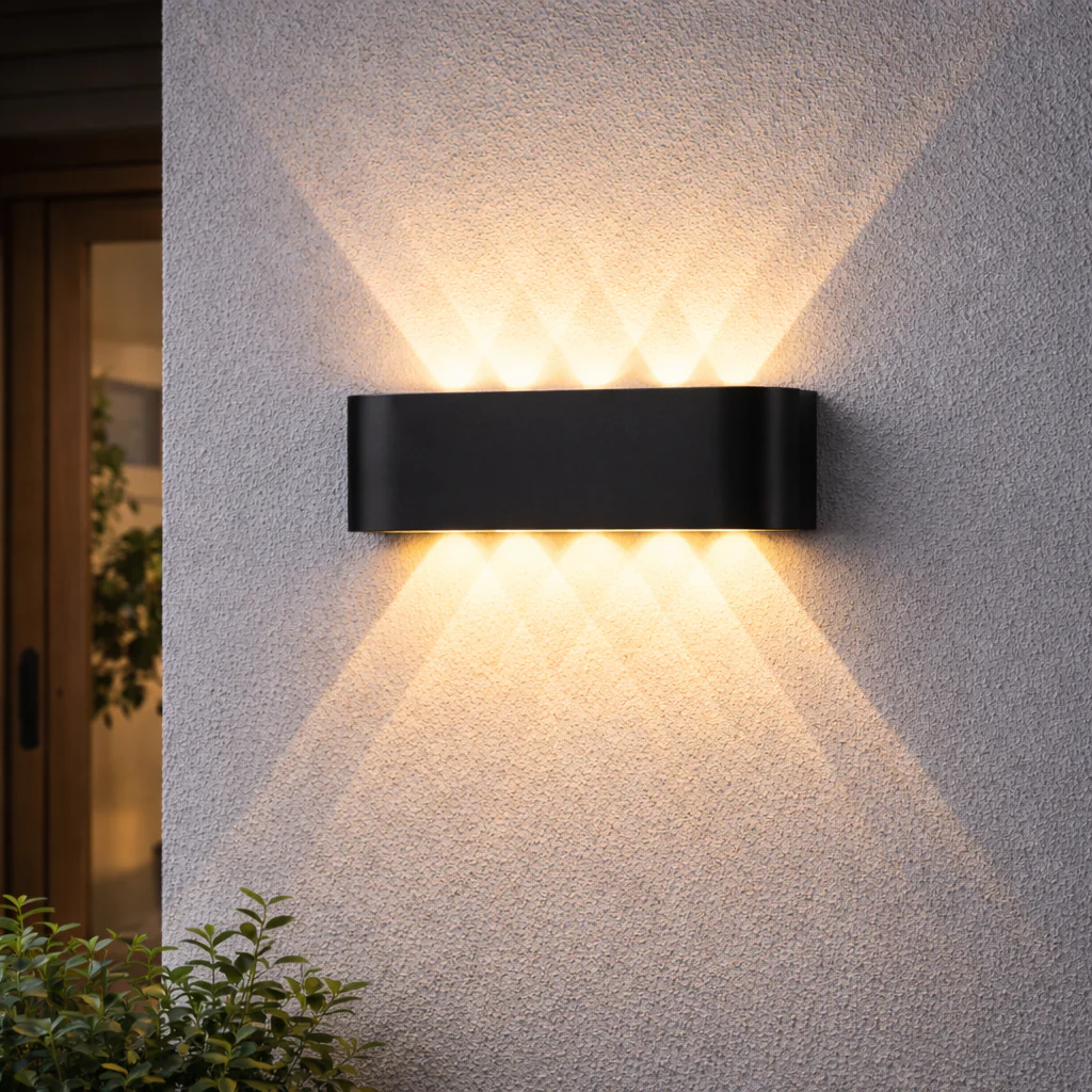 Wall Light LED Minimalist Up Down Glow Interior Exterior - Image 9