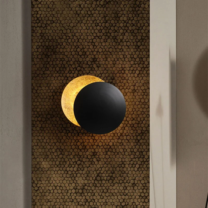 Lunaris Wall Light | Modern Solar Eclipse Inspired Wall Sconce - Image 3