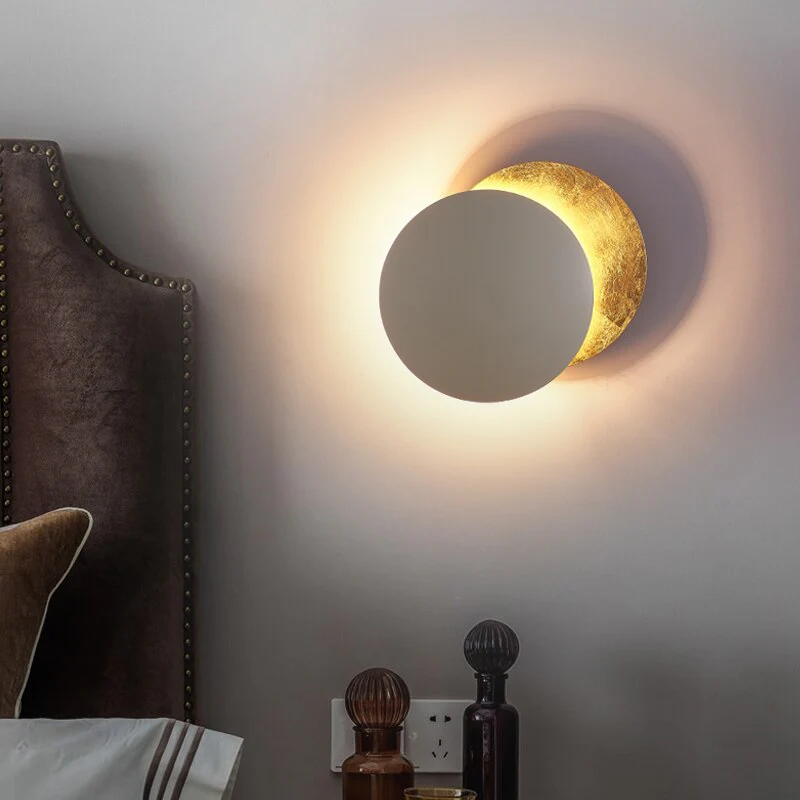 Lunaris Wall Light | Modern Solar Eclipse Inspired Wall Sconce - Image 5