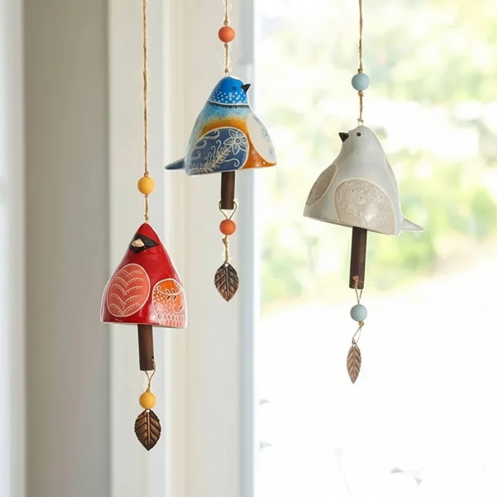 Wind Chimes Hanging Bird Garden Decoration Outdoor Patio - Image 2