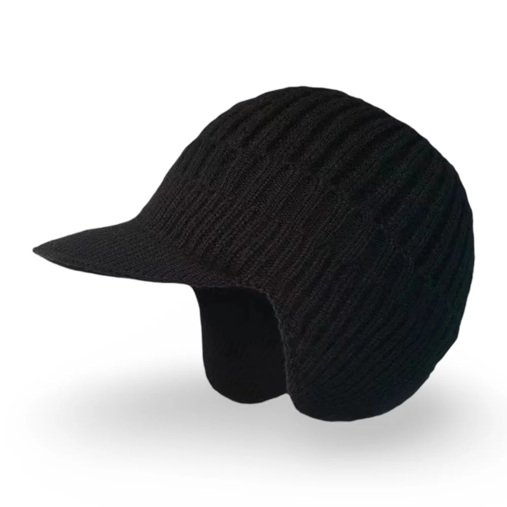 Winter Hat Knit Beanie Visor Ear Flaps Cold Weather - Image 7