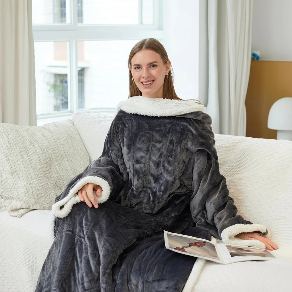 Winter Heated Blanket Wearable Electric Adult Throw