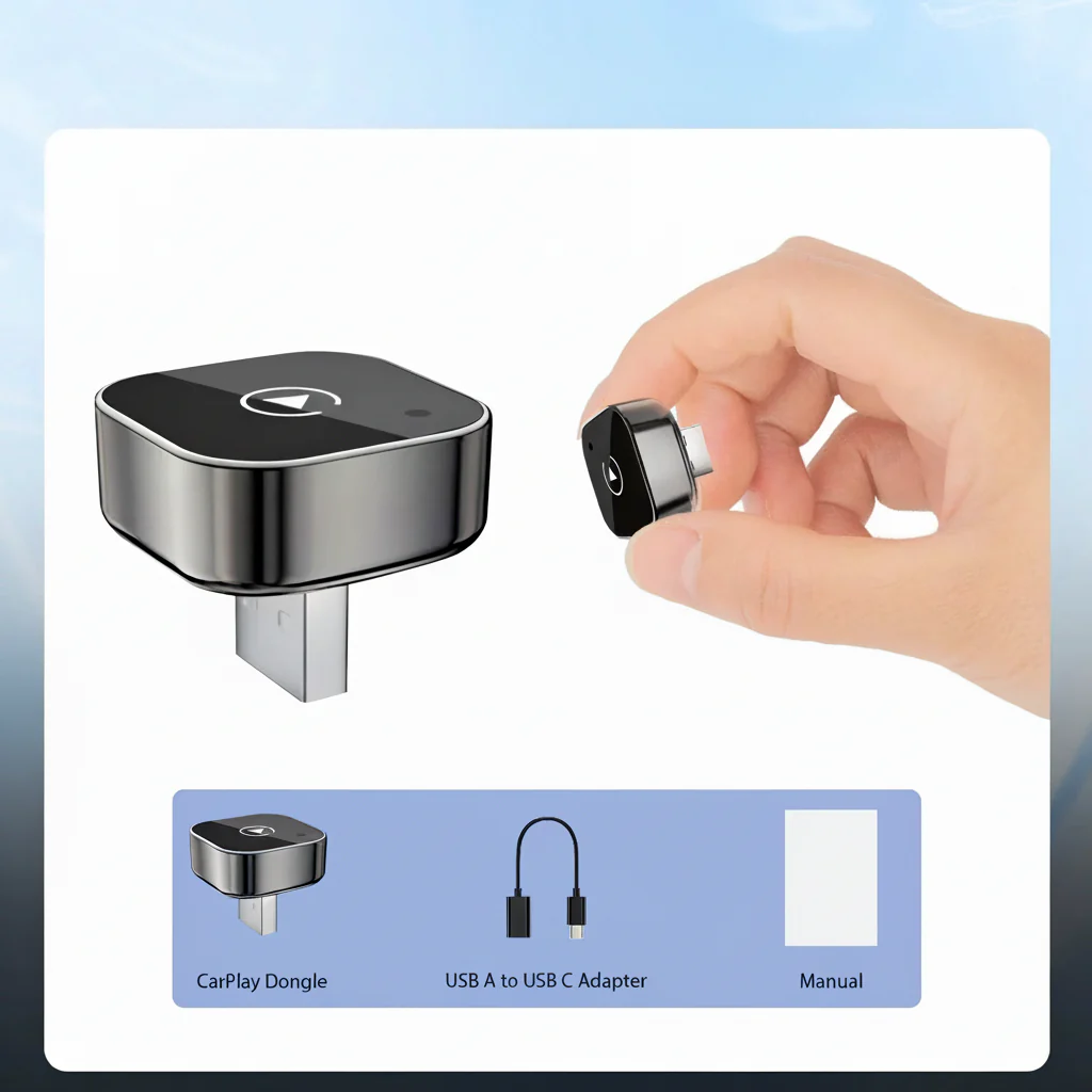 Wireless CarPlay Adapter Android Auto USB Plug Play Dongle - Image 6