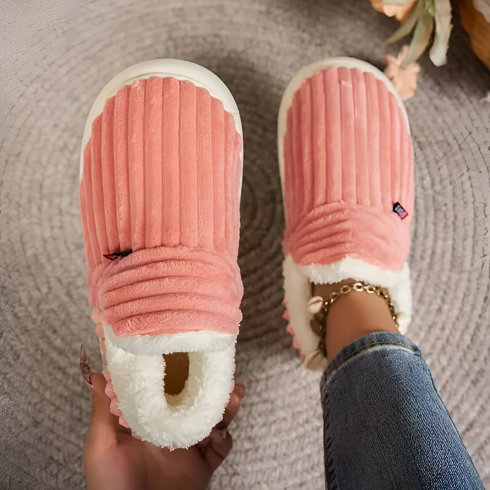 Women’s Slippers House Indoor Non Slip Winter Footwear - Image 3
