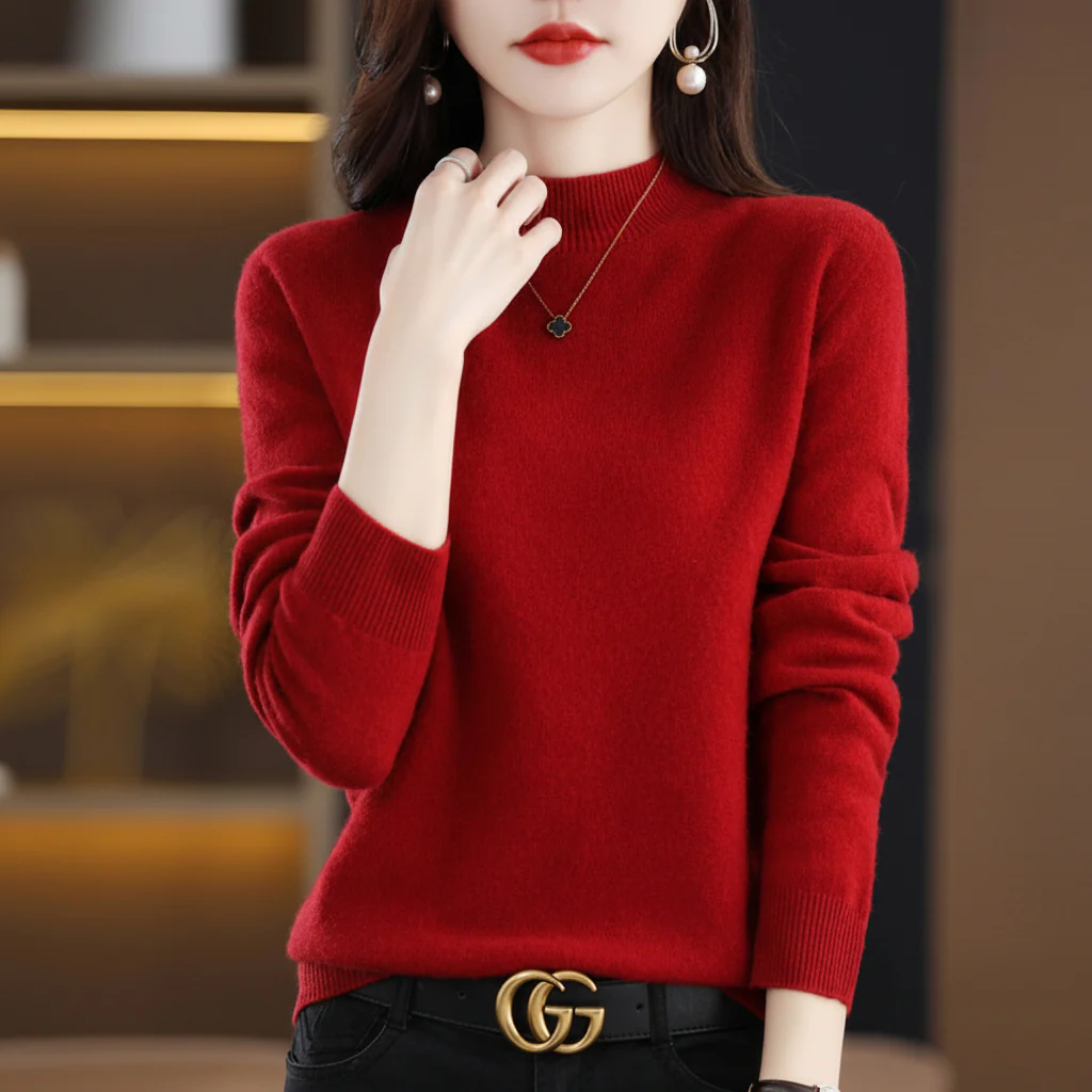 Womens Sweater Soft Lightweight Pullover Top All Season - Image 10
